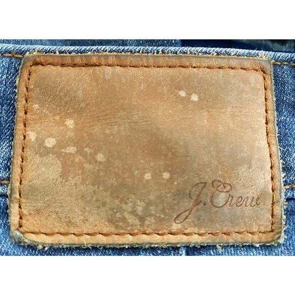 J. Crew Denim Women's Curvy Full Length Demi Boot Jeans High Rise Patch Pockets - Picture 5 of 8